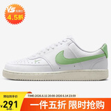 耐克NIKE女子休闲鞋 COURT VISION LOW运动鞋FV9952-104白/苹果绿37.5