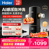 海尔（Haier）前置过滤器培林自净化五涡轮AI感压自动反冲洗钛金滤网超15T大通量家用自来水全屋净水器XFAZ11
