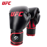 UFC 泰击手套泰拳自由搏击MMA训练成人儿童初学者练习拳套打沙袋拳套 UFC经典黑红白配色 12OZ