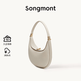 Songmont山下有松松月系列月弯包设计师月牙包秋冬单肩腋下包 茯苓白 预售30天