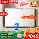 澳柯玛（AUCMA）375升单温大冷柜家用卧式冰柜雪糕柜 冷藏柜冷冻柜顶开门冰箱一级能效 BC/BD-375HNE【价保618】