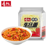 寿桃香辣龙虾车仔面 方便面袋装泡面 早餐拌面速食非油炸面条3连包