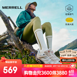 迈乐（Merrell）官方店男女款户外登山徒步鞋减震MOAB 3迈越者轻量防滑耐磨透气 J035894白灰米（女） 38