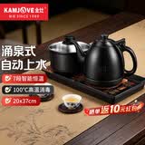 金灶（KAMJOVE）自动上水电热水壶全自动上水壶恒温壶电水壶烧水壶茶具电茶炉全智能茶台烧水壶一体 0.9L H-K9（砚墨黑）