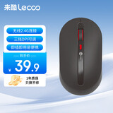 来酷（Lecoo）无线鼠标 办公鼠标 笔记本鼠标 电脑鼠标 台式机/小新/拯救者适用 无线2.4G轻音 WM101 黑色