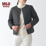 MUJI 女式轻量羽绒便携式夹克衫羽绒服短款轻薄女款冬季BDC07C1A 灰色 L (165/88A)