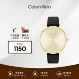 Calvin KleinCK手表永恒款皮表带时尚石英女表女25200008【520礼物】