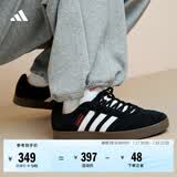 adidas「T头鞋」VL COURT复古休闲板鞋德训鞋男女阿迪达斯轻运动 黑色/白色 (推荐女生选小半码)   42.5