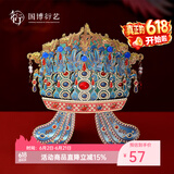 中国国家博物馆孝端皇后凤冠木质冰箱贴博物馆文创创意装饰品送朋友特色礼物 孝端皇后凤冠木质冰箱贴