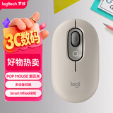 罗技（Logitech）时尚系列 POP MOUSE无线鼠标 蓝牙鼠标 办公鼠标-烟云灰