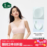松山棉店内衣女士夏季薄款蕾丝纯棉透气胸罩无钢圈大胸显小无痕文胸