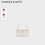 CHARLES&KEITH菱格链条手提斜挎小方包盒子包包女包生日礼物送女友CK2-80782534