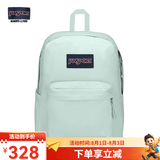 JANSPORT杰斯伯书包轻便双肩包男女旅行包简约背包电脑包学生校园 4QUEEW7青漾-隔层+侧袋