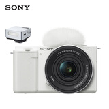 索尼（SONY）【人像直出拍照套装】ZV-E10K白色+IT20s神牛迷你闪光灯银色  肤色白皙 小巧轻便