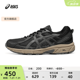 亚瑟士ASICS男鞋女鞋越野舒适运动鞋耐磨复古透气慢跑鞋 GEL-VENTURE 6 黑灰色002 40.5