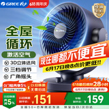格力（GREE） 空气循环扇台式风扇家用电风扇上下左右摇头小风扇风宝电扇涡轮换气扇循环对流风扇FXT-1505g3
