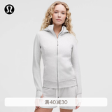 lululemon丨Scuba™ 女士拉链连帽衫*拉绒 杂色核心超浅灰(LW3KAMS) 3XS /0