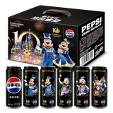 百事可乐Pepsi 百事无糖-迪士尼米奇家族礼盒330ml*15听 细长罐(一箱集齐)