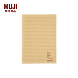 MUJI  牛皮纸 杂记本 学生文具 笔记本 本子 日记本 NA68CC1A 黄色 横线 32张 A6