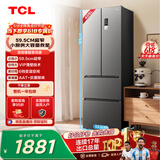 TCL405L法式多门冰箱超窄小户型精储家用电冰箱超薄风冷无霜一级能效双变频出租房R405V5-D 价保618