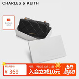 CHARLES&KEITH质感菱格链条小方包钱包斜挎包包女包生日礼物送女友CK6-10680924