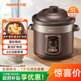 九阳（Joyoung）电炖锅电炖盅5L大容量紫砂预约电砂锅 多功能锅 智能定时精炖煮粥煲汤锅DG50Z-GD510