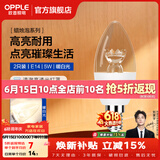欧普照明（OPPLE）led灯泡 水晶灯泡吊灯灯泡壁灯烛泡节能灯小螺口蜡烛泡螺旋E14 【E14】5W 暖白光（2只装）