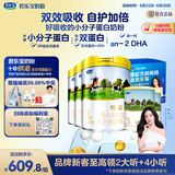 君乐宝恬适3段800g*3+170g*2幼儿配方奶粉(12-36月龄)专利OPO品牌热销
