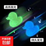 夜光小鸭子玩具模型摆件公仔发光玩具动物玩偶儿童礼物批发送礼 小鸭子【夜光】2个