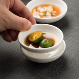 瓷鑫源日式创意商用醋碟小吃碟火锅调料蘸酱碟子家用饺子蘸料小碟子个性 流星雨味碟 2个 7.5cm