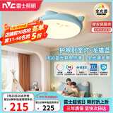 雷士（NVC）LED照明吸顶灯儿童氛围卧室灯健康护眼创意可爱童趣卡通龙猫蓝色