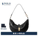 Polo Ralph Lauren 拉夫劳伦 Polo ID 女配 经典款皮革迷你单肩包RL51969 001-黑金 ONE