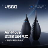 VSGO微高V-B02-D劲风气吹Snipe吹气球皮老虎强力相机气吹换头吹嘴手办皮吹子吹尘球镜头清洁cmos