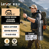 雷克沙（Lexar）256GB TF(MicroSD)存储卡 V30 4K 读205MB/s+TF/SD二合一 USB/Type C双口高速读卡器