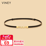 viney牛皮腰带女时尚装饰搭配裙带外穿束腰封百搭学生休闲皮带生日礼物