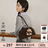 欧时纳（JUST STAR）孙怡同款法棍包女包2026新款包包轻奢波士顿保龄球腋下包生日礼物