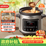 九阳（Joyoung）快炖电炖锅电炖盅电砂锅炖紫砂锅燕窝炖盅煮粥锅直炖5L大容量多功能锅 可预约保温GD506