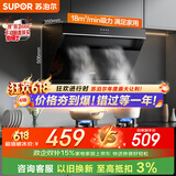 苏泊尔（SUPOR）【保价618】抽吸排油烟机家用18m³风量侧吸式小户型近吸直排易清洁高效拢烟以旧换新 DJ13