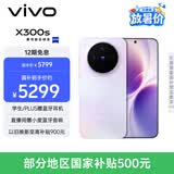 vivo X300s 12GB+512GB 梦核紫 蔡司2亿超级主摄 蔡司APO超级长焦 144Hz蔡司大师色彩屏 拍照 AI手机