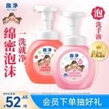 狮王（Lion）趣净泡沫抑菌洗手液绿野草莓香250ml+爽肤香250ml抑菌家庭润儿童