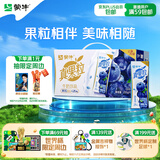 蒙牛真果粒蓝莓味牛奶饮品250g*12盒 礼盒新老包装 含乳饮料送礼礼盒