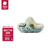 babycare儿童洞洞鞋防滑春夏沙滩外穿男童家居女童凉拖鞋宝宝拖鞋 卡迩绿【冬季加绒款】赠搭配扣 16 (160mm)