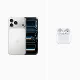 【+299元得AirPods 4】Apple/苹果 iPhone 17 Pro Max 256GB 银色 移动联通电信5G 双卡双待手机