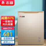 志高（CHIGO）小冰柜家用冷冻小型一级节能省电迷你卧式冷藏保鲜储母乳冷柜 【一级能效 全国联保】 205L 金微霜款