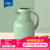 乐唯诗（LOVWISH）保温壶温显家用保温壶大容量玻璃智能温度显示开热水暖水瓶小暖壶 钻纹保温壶【温显款】抹茶绿1L