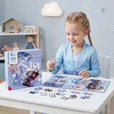 迪士尼（Disney）冰雪奇缘磁贴拼图磁性三折页儿童玩具(25+30+36)片生日礼物礼品