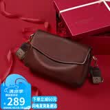 viney牛皮包包女包品牌斜挎枕头包轻奢单肩包生日礼物高级感送女友老婆