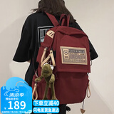 爱情海双肩包书包女大容量小学生初中高中背包大学生轻便电脑包旅行包