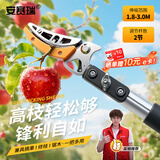 安赛瑞摘果剪 可伸缩高空修树枝多功能采摘器高枝剪 3米2节