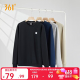 361°卫衣男装春夏季长袖运动服休闲跑步圆领宽松上衣服652334801D-6